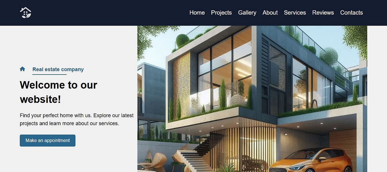 Real estate company website